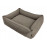 Меко, луксозно легло  CAZO Bed Luna Beige в бежов цвят